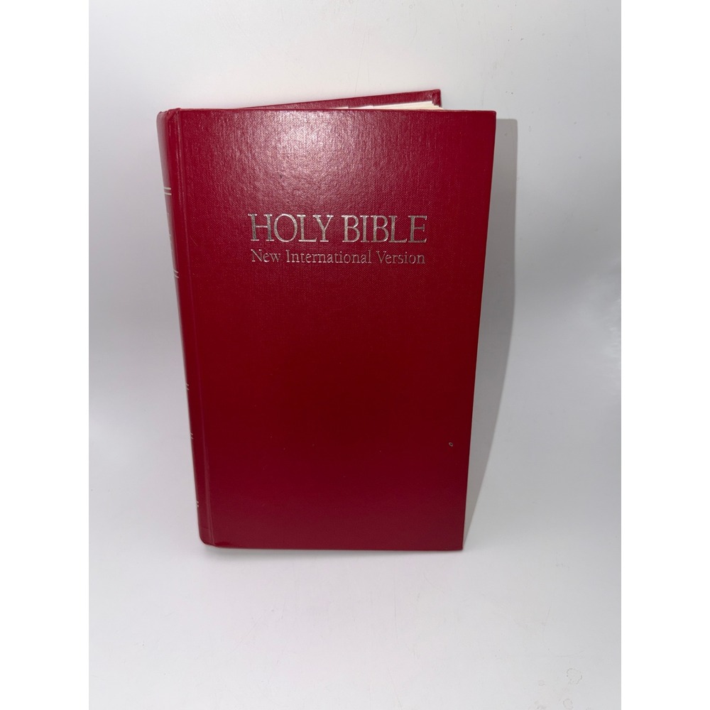 Large Print NIV Holy Bible Red Hardcover Religious Spiritual Christian